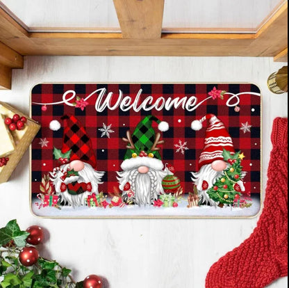 Anti- slip Entryway Christmas Mats