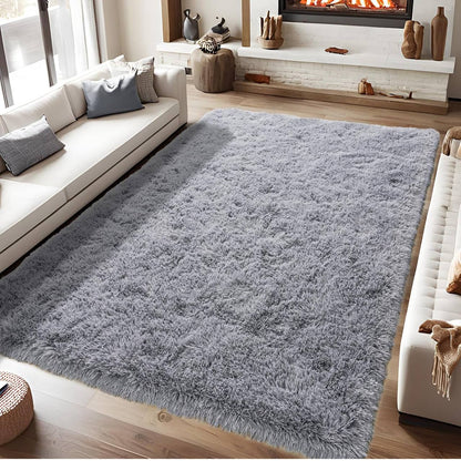 PLAIN  FLUFFY CARPETS