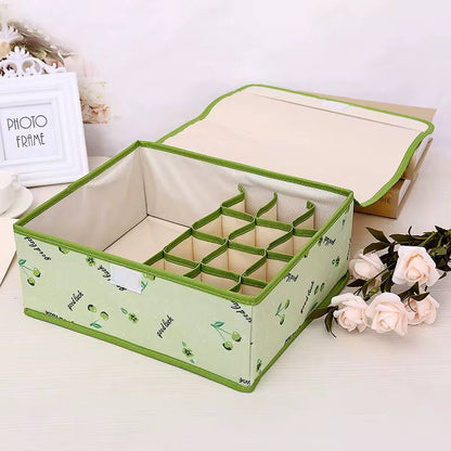 Foldable 13 Grid under garment organizer (12 panties or socks + 1 slot for 3-6 bra) now available in 3 colours