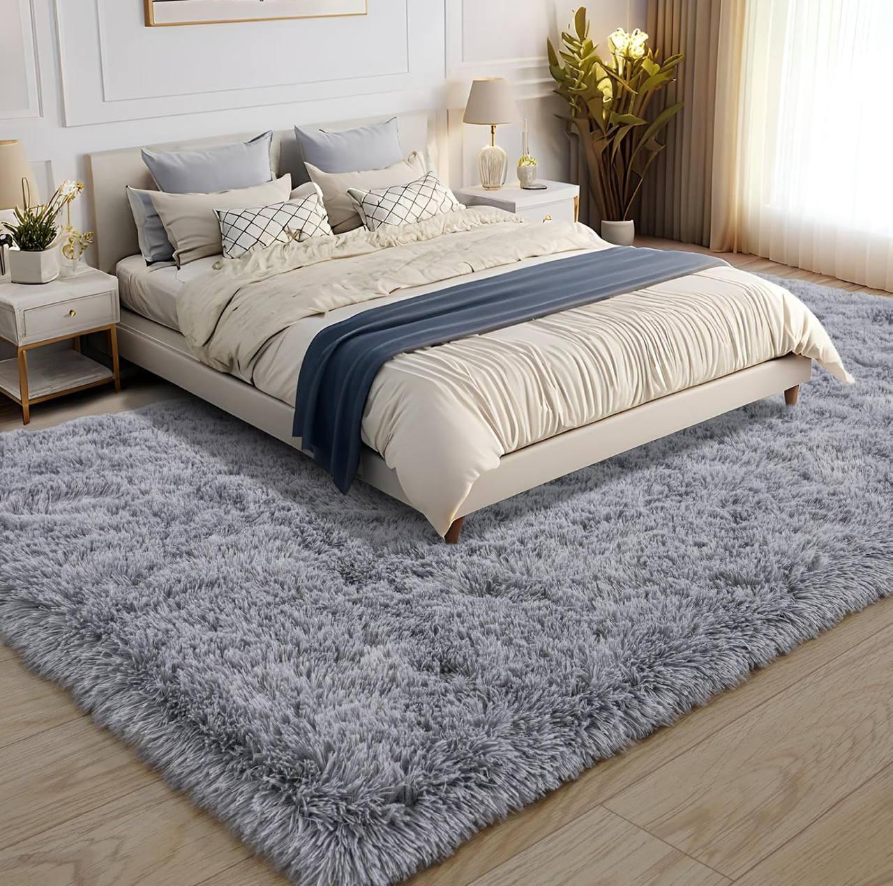 PLAIN  FLUFFY CARPETS