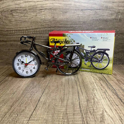 Vintage Numerical Bicycle Shape Creative Alarm Clock