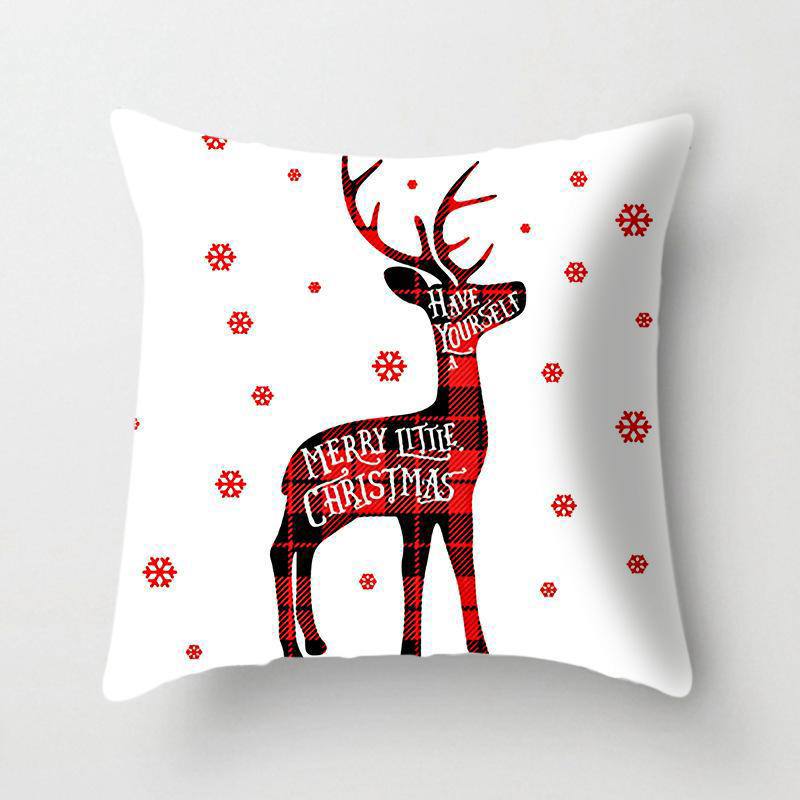Christmas Pillow Covers (No Filler) for Christmas Decoration Throw Pillow Covers