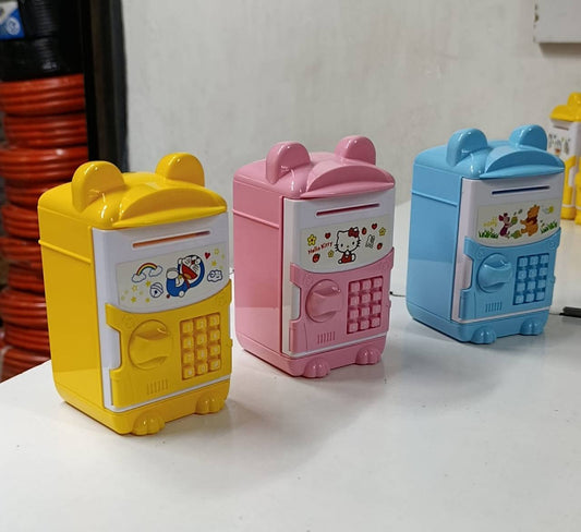 Manual mini kids home bank