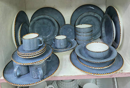 36pcs Dinner set. 
Elegant Luxury European Kiln Porcelain Dinner set.