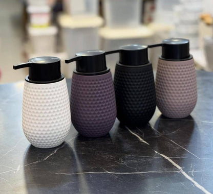 Hard plastic luxury Lotion pump bottle for kitchen/ bathroom countertops / shower gel/ decorative soap dispenser