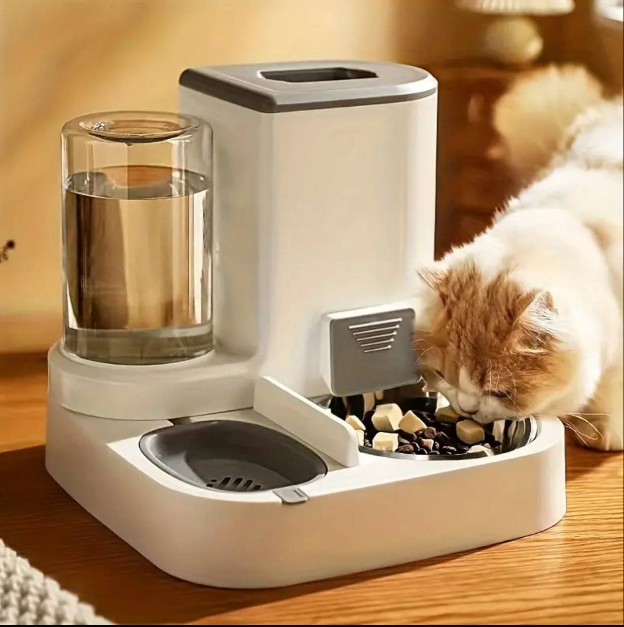 2in1 automatic pet food dispenser