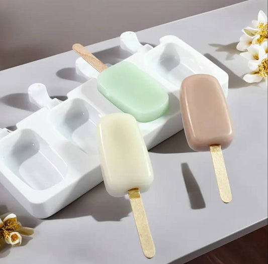 Food Safe Silicone Popsicle Mould with lid