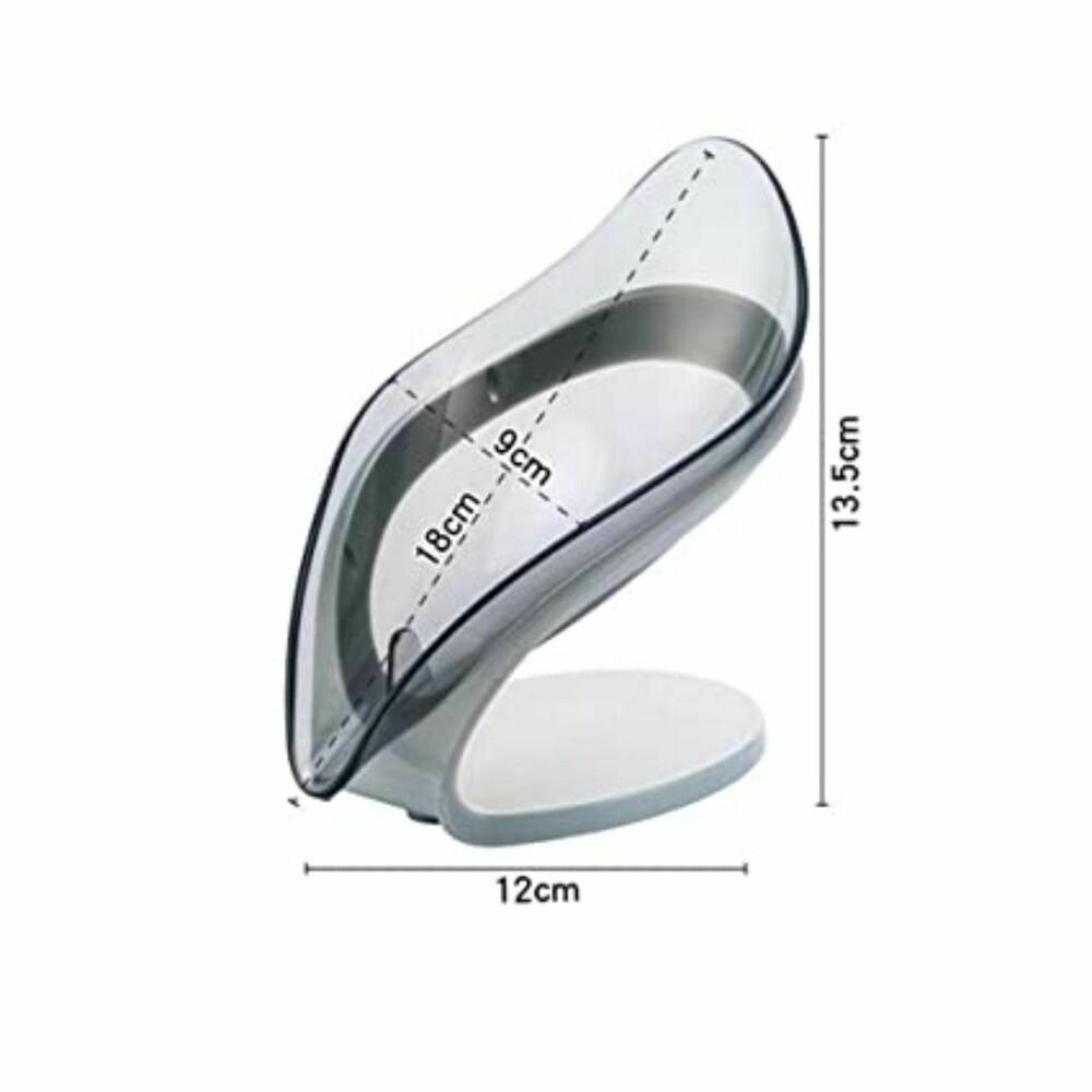 Acrylic Self draining leaf soap holder