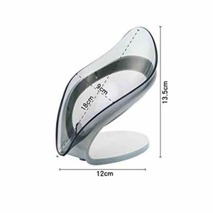Acrylic Self draining leaf soap holder