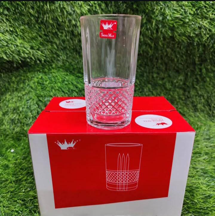 6pcs high quality 340ml water/juice glasses