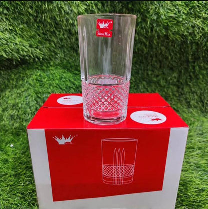 6pcs high quality 340ml water/juice glasses