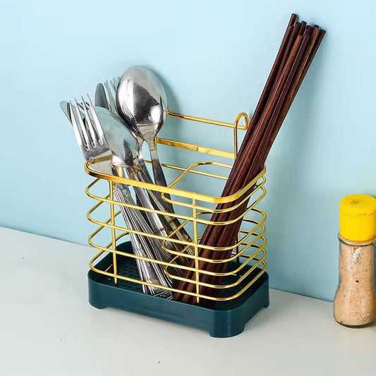 Metal spoon/chopsticks holder