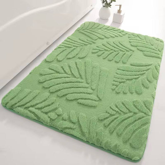 Memory sponge modern bath rugs faux rabbit fur .