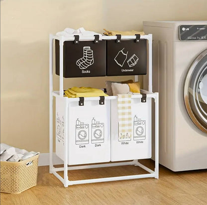 New Laundry basket Foldable dirty clothes organizer with wheels