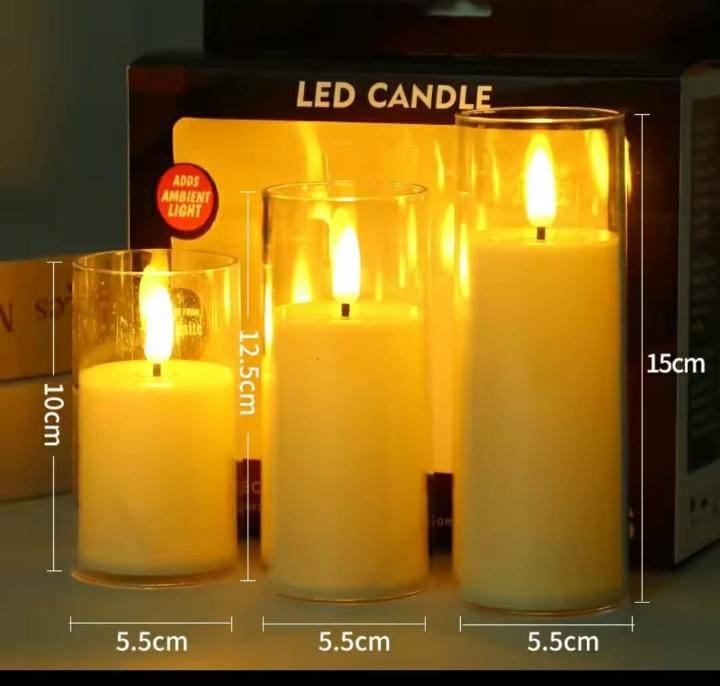 3 in 1 Flameless LED Candle