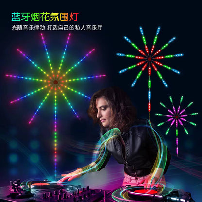 Smart Control IC LED 5V RGB Fireworks Light With Remote Control