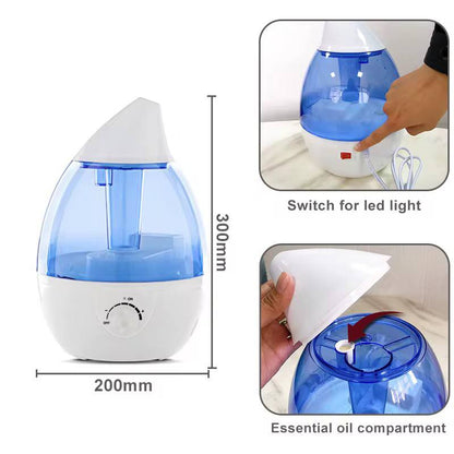 HUMIDIFIER 1.8L GALLON/LITER LARGE CAPACITY ULTRASONIC AIR HUMIDIFIER