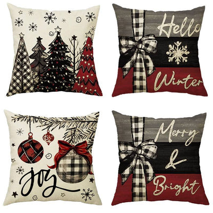 Christmas  themed pillow cases