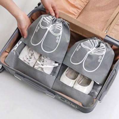 Non woven portable shoe storage bag