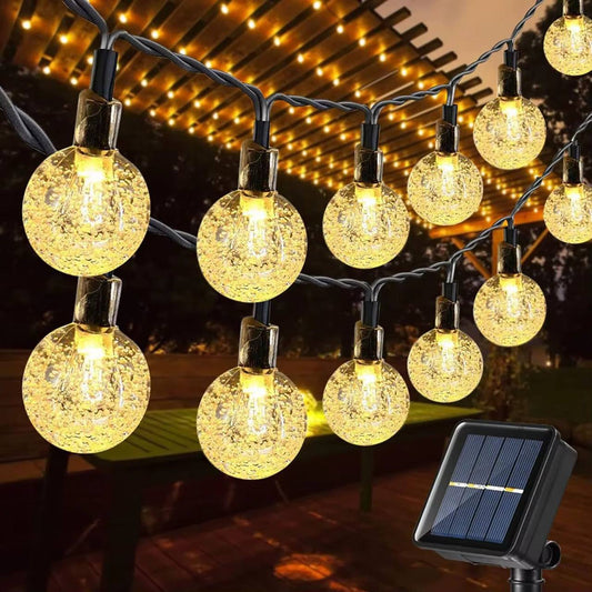 Solar Powered Outdoor Ball Lights Christmas Editio