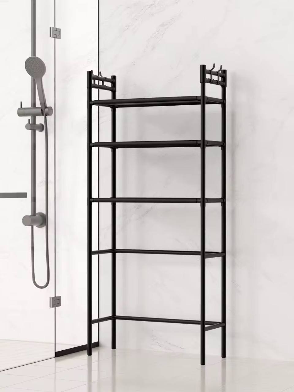 New washing machine organizer