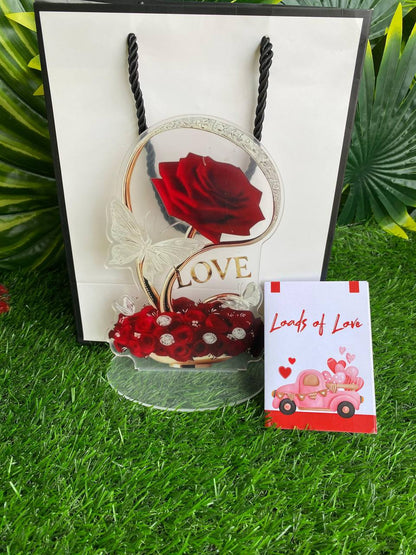 2D ACRYLIC VALENTINES GIFT SET