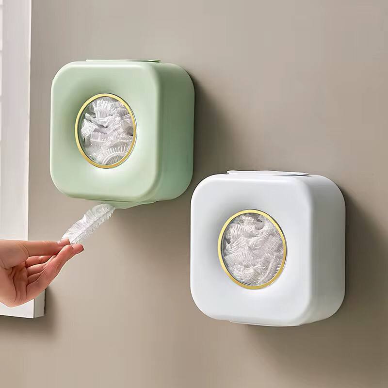 wall mounted food cover clear paper  storage box