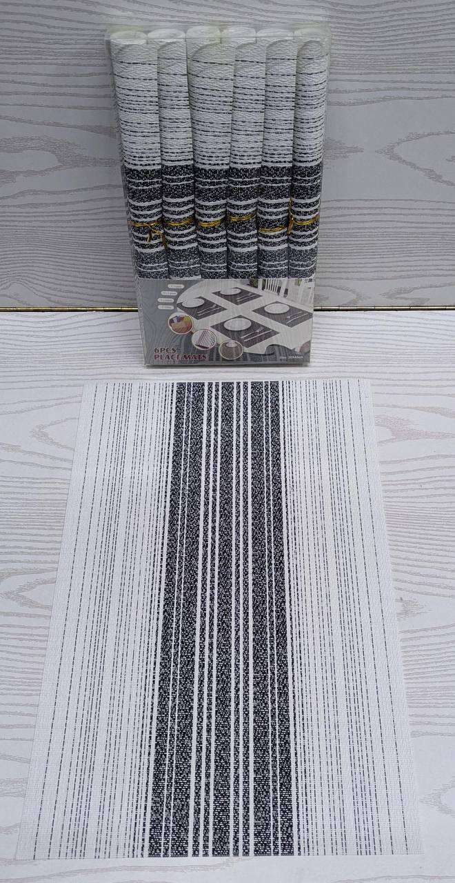 6Piece Heat Resistant Non-Slip Table Placemat