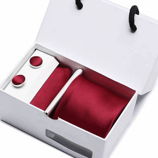 100% silk tie set