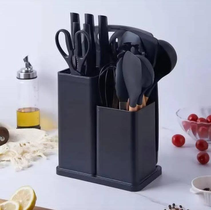 SILICONE SPOONS 19 PIECES SET