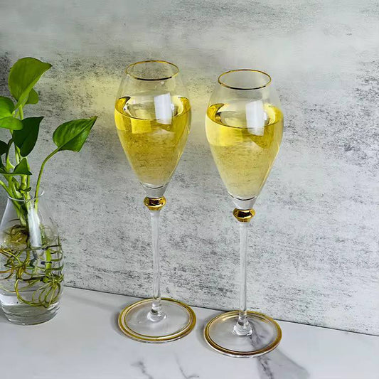 Royal Design  Crystal glasses Goblets 6pc
