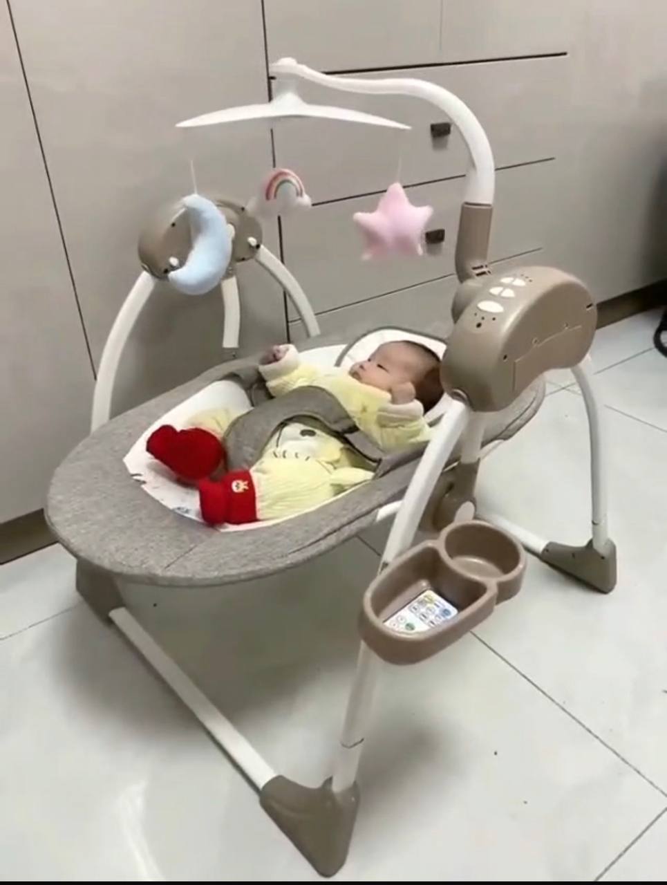 ELECTRIC REMOTE SWING BABY CRADLE