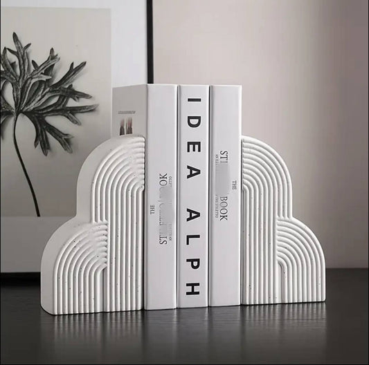 Arched bookend holders