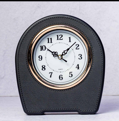 Elegant  Leather Table Clock
