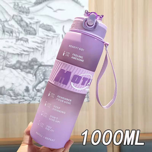 Motivation water bottle