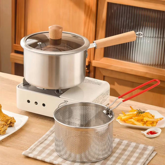 2 in 1 milk / frying pot