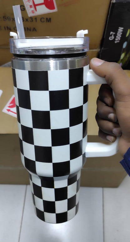 Stanley Checked 1.2L Hot & Cold Stainless Steel Stanley Mug