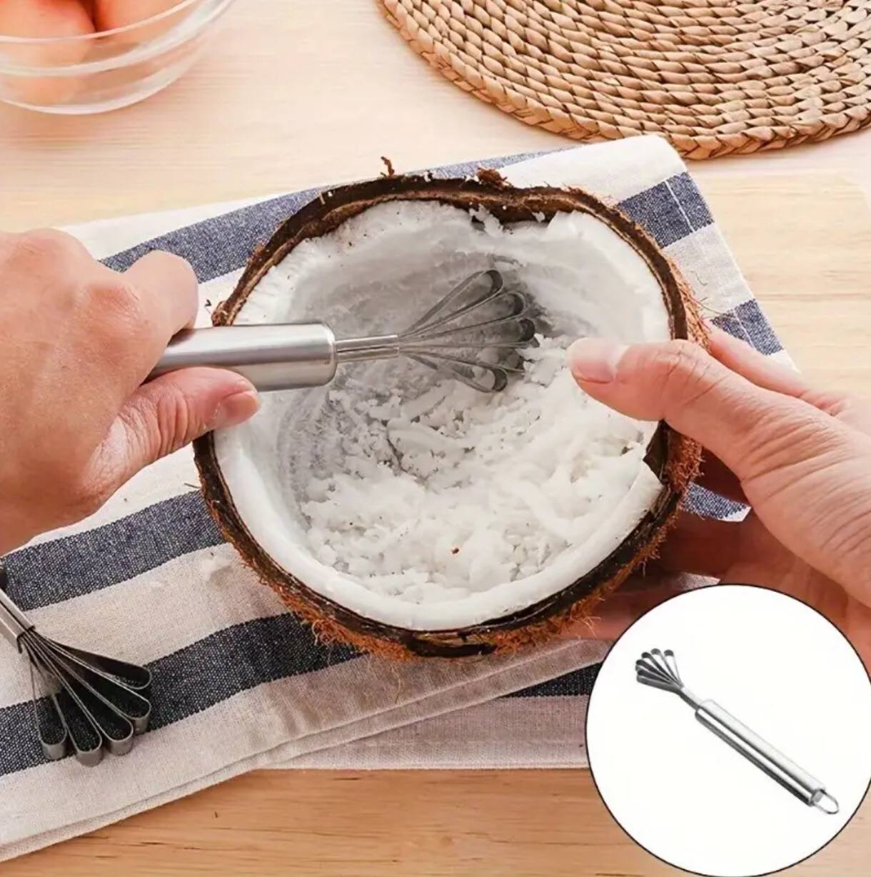 Stainless Steel Coconut Grater