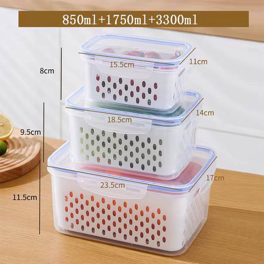 Fridge storage containers(3 in 1)
