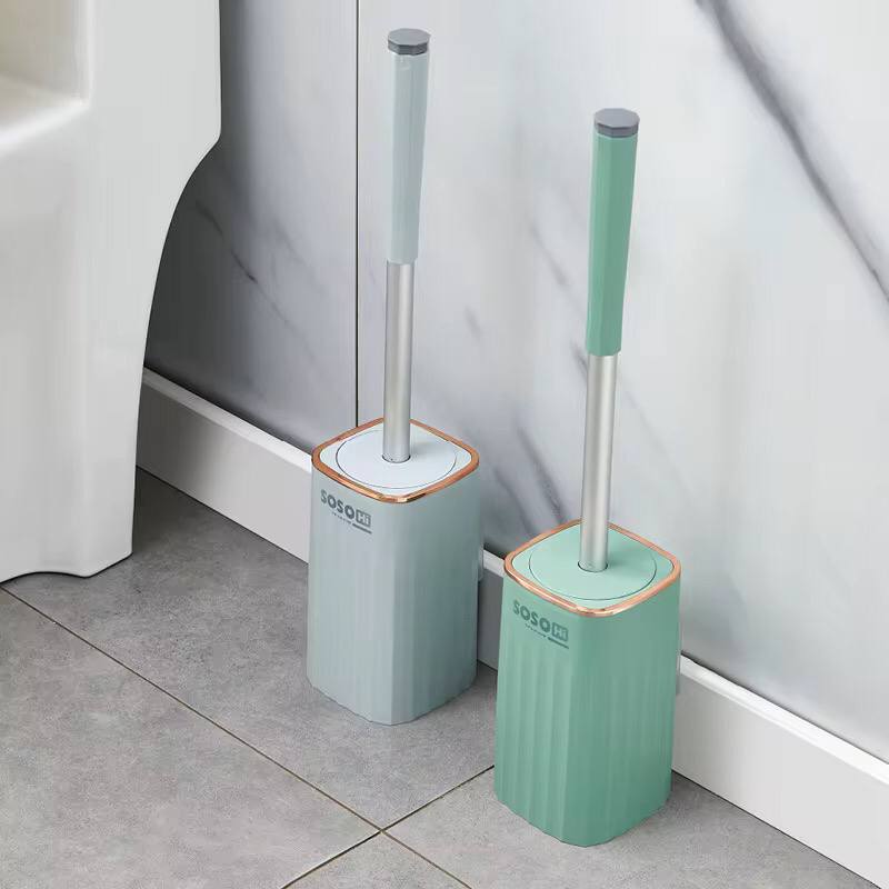 Wall mounted high quality toilet cleaning brush set with holder