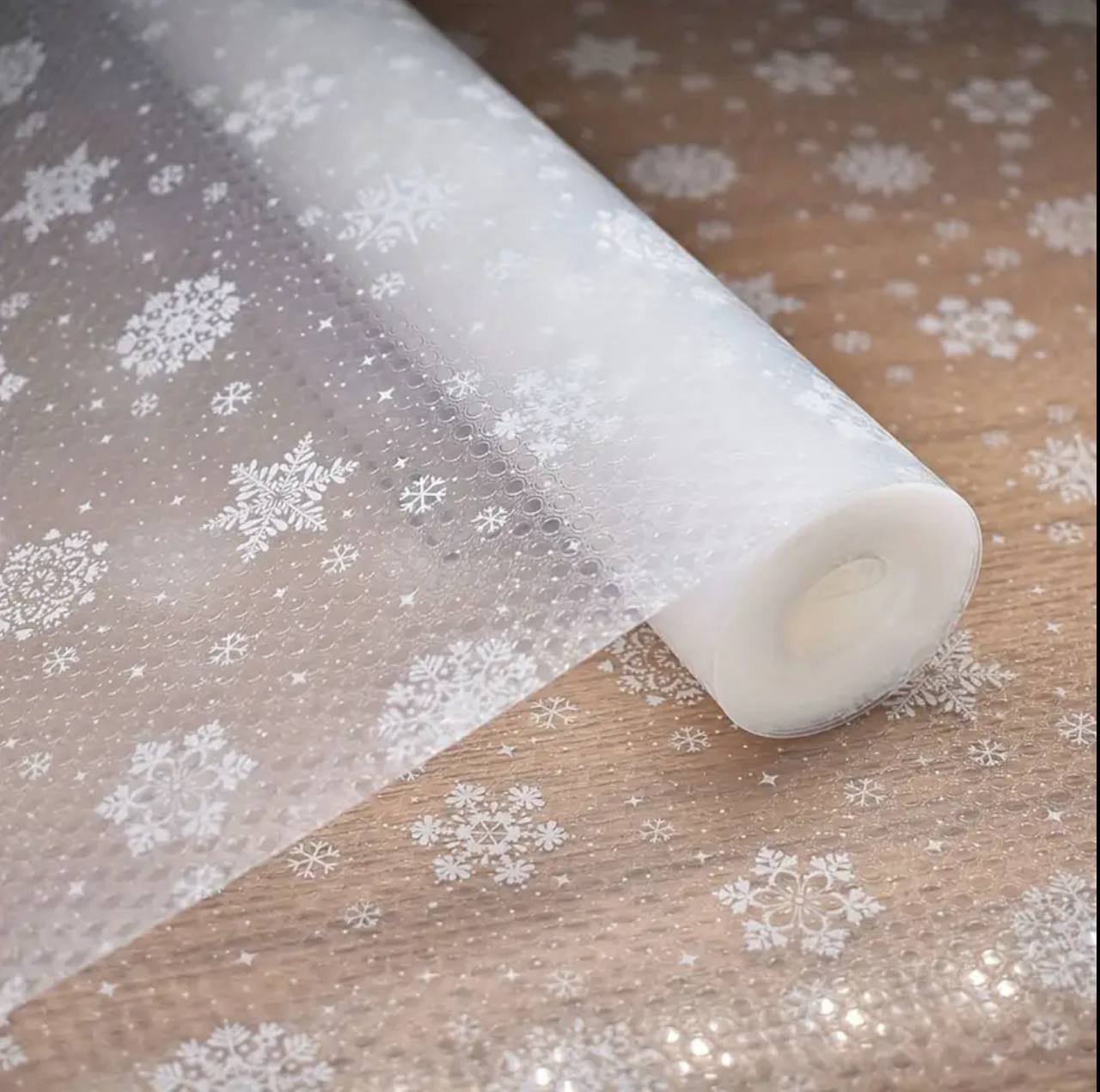 Snow flakes pattern Kitchen drawer liners oil proof moisture cupboard shelf liner mat