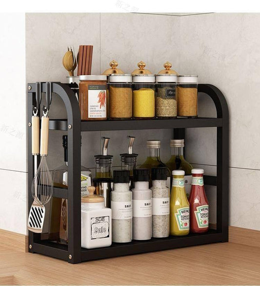 2 layer multifunctional rack
