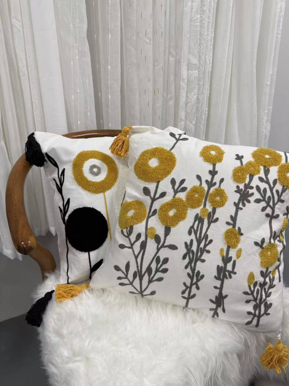 1pc Boho Throw Pillow Covers