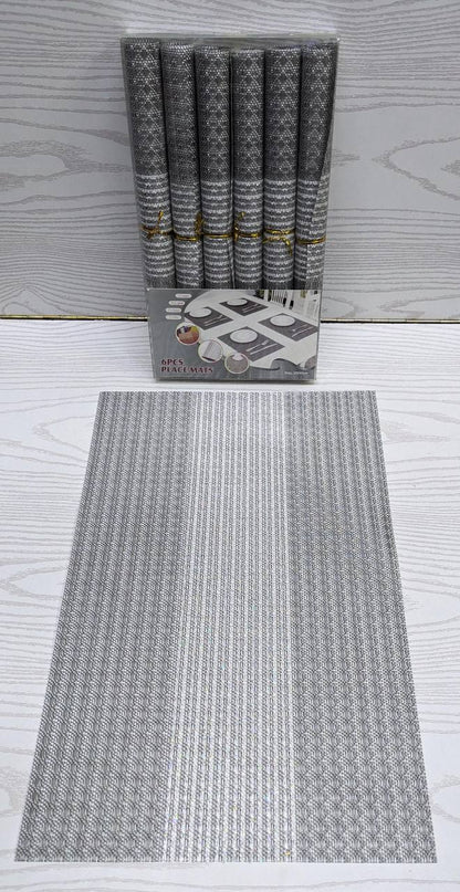 6Piece Heat Resistant Non-Slip Table Placemat