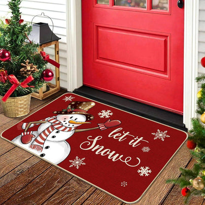Anti- slip Entryway Christmas Mats