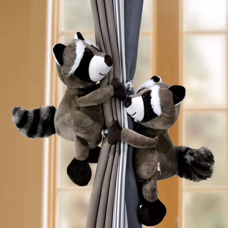 Animal cartoon themed kids areas curtain holder