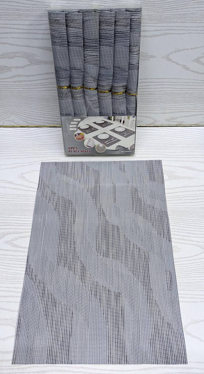 6Piece Heat Resistant Non-Slip Table Placemat