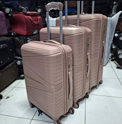 3 in 1 Luxurious Unbreakable PP Suitcases