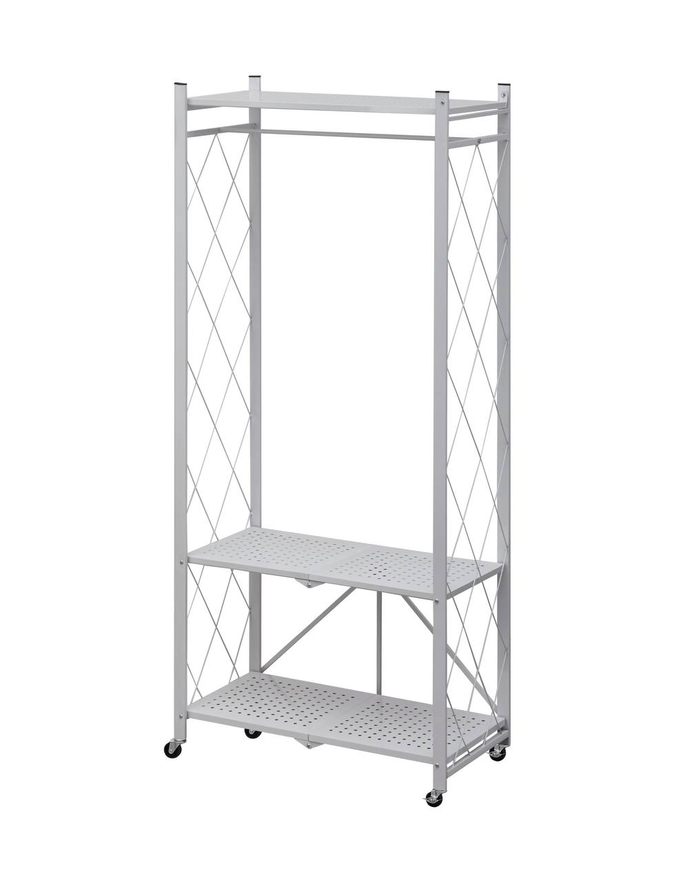 Foldable Clothing Storage Rack – Metal Carbon Steel