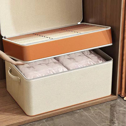 Thick double layer fabric closet organizer
